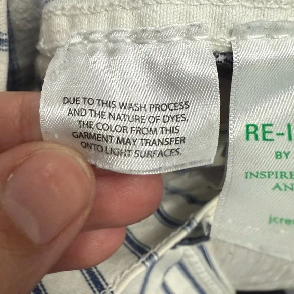 J.Crew Slim wide-leg jean in stripe- size 27 - Picture 11 of 14